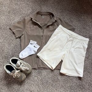 Goodfellow White Cotton Shorts